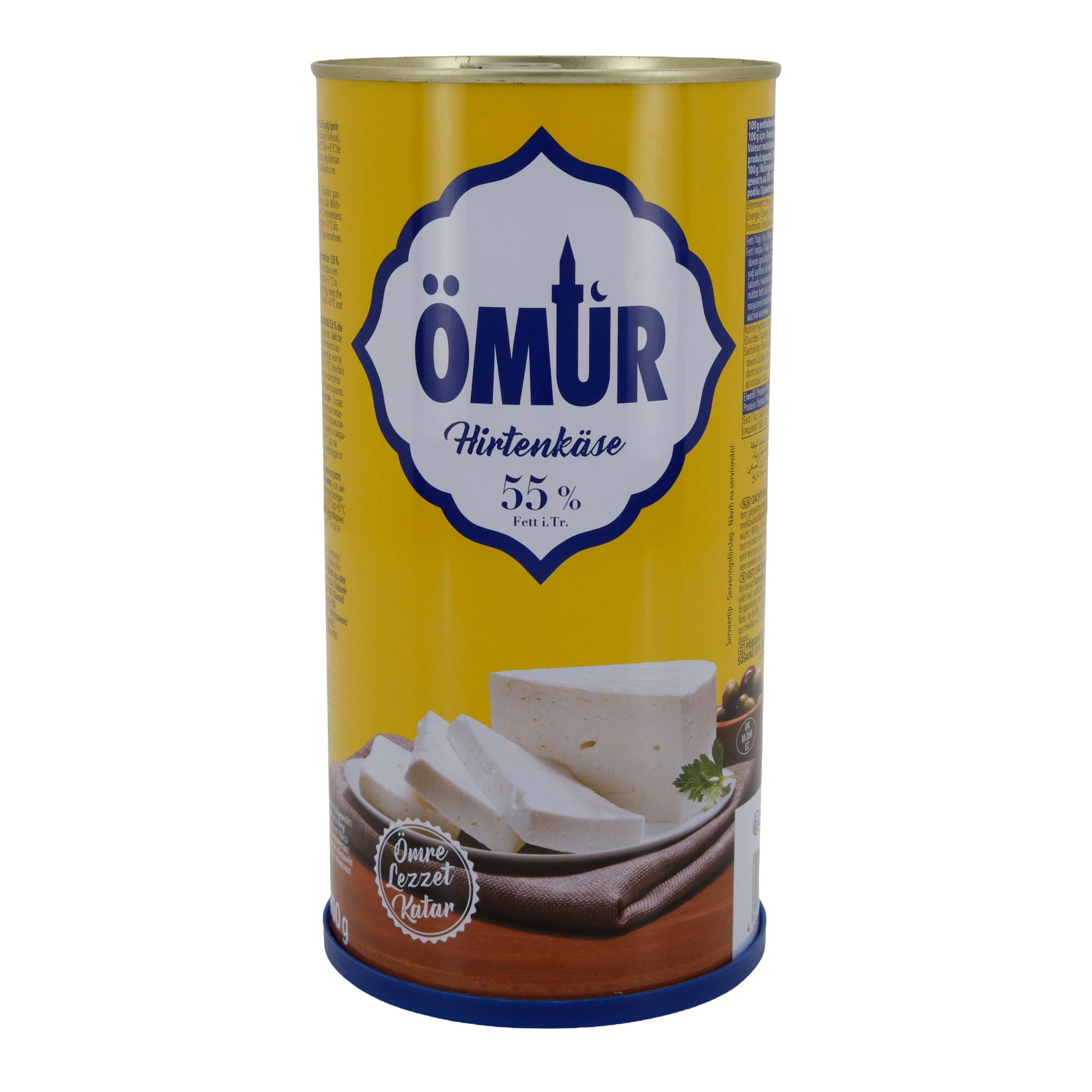 Hirtenkäse Ömür | Weißkäse in Salzlake | Traditionell mit 55 % Fett i. Tr. | 1500 g OEMUER